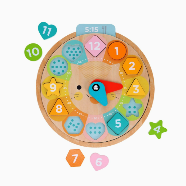 Multi-Language Counting + Colors Learning Clock