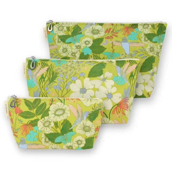 Makeup Bags- Dogwood & Hummingbirds