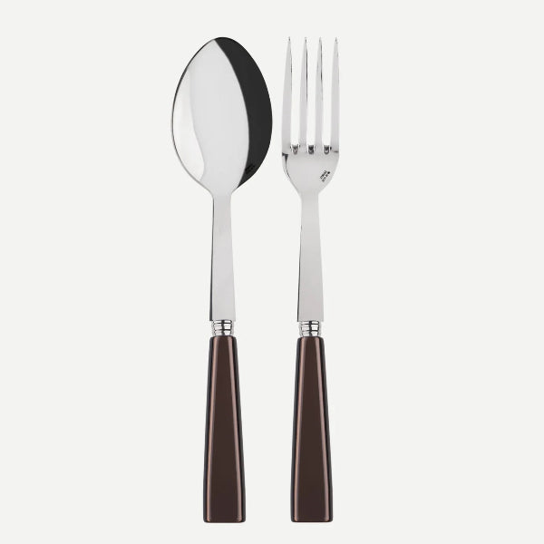 Icone Brown 2-Piece Serving Set