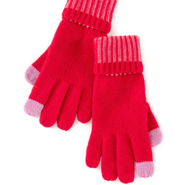 Christie Touchscreen Gloves in Red