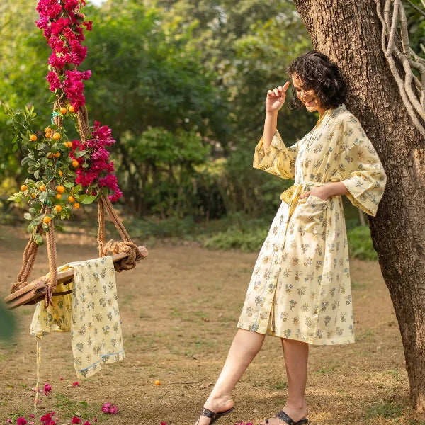Toile Butter Kimono