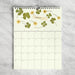 2026 Wall Calendar: Pressed Flowers
