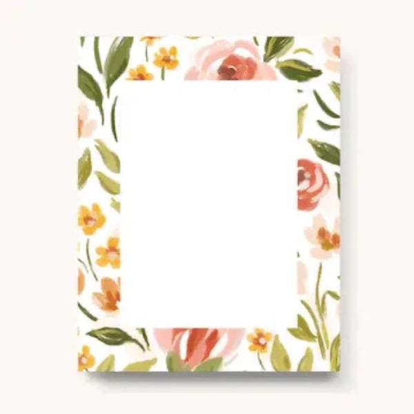 Spring Garden Blank Notepad