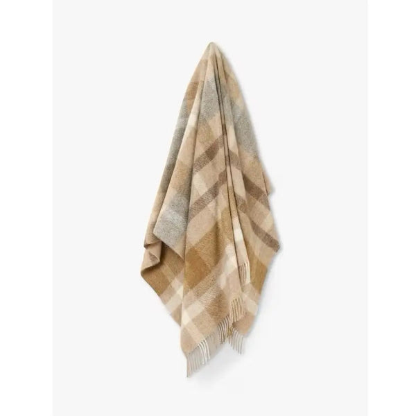 Contemporary Check Natural Throw