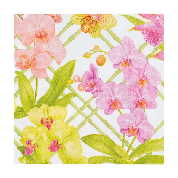 Orchid Conservatory Cocktail Napkin