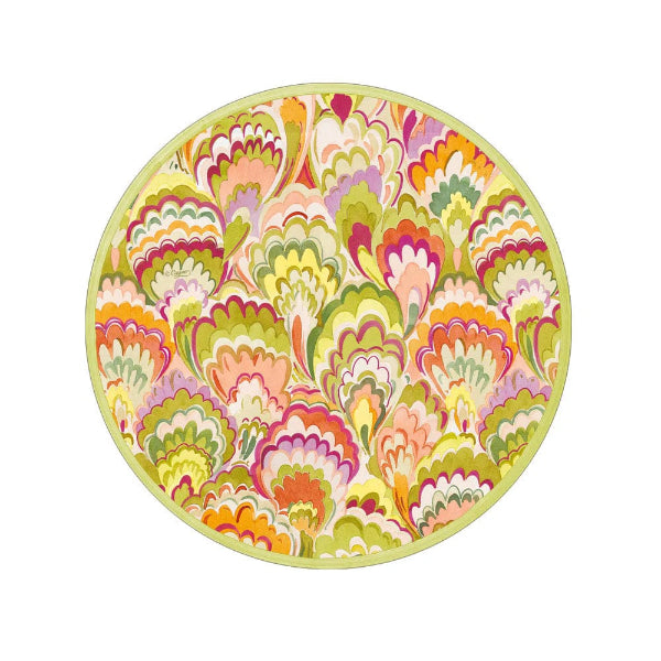 Marbled Ceramica Round Salad Plates