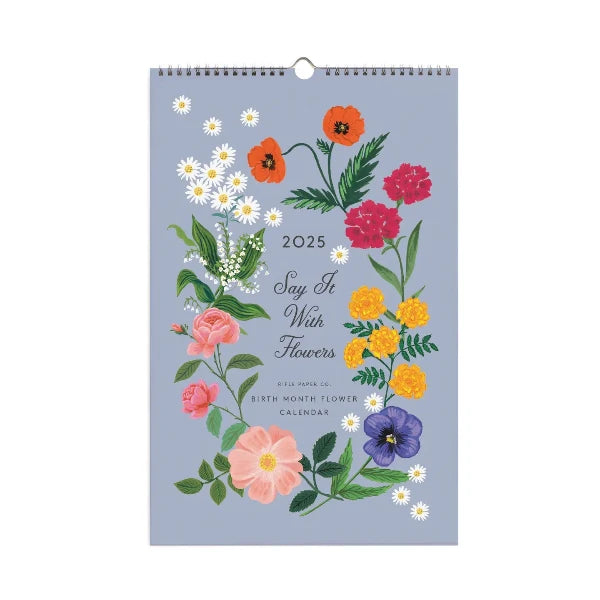 2025 Say It with Flowers Wall Calendar