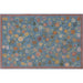 Penny Floral Wool Rug in Blue