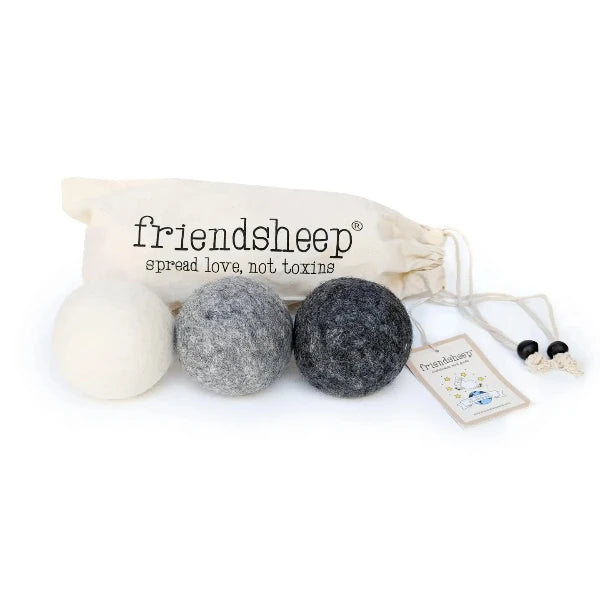 Grey Trio Wool Dryer Ball Set