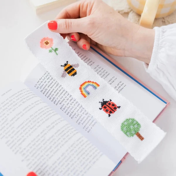 Nature Rainbow Cross Stitch Bookmark Kit