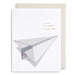Paper Airplane Greeting Card