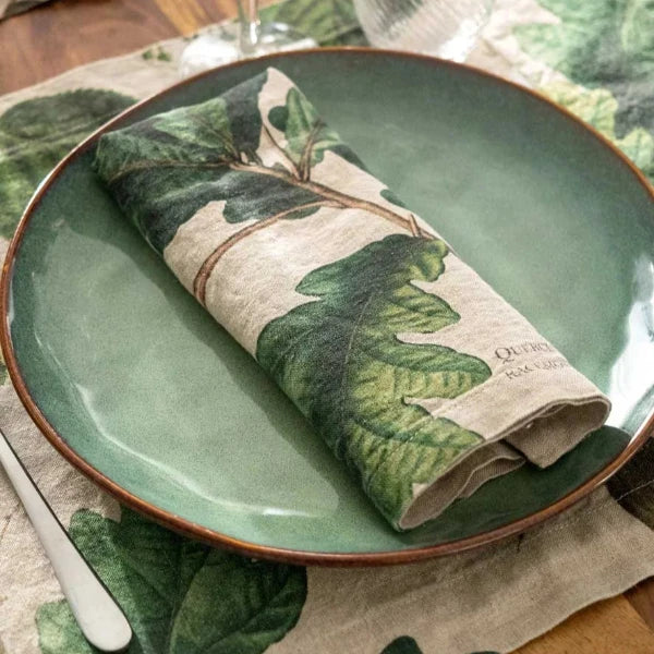 Trees Large Linen Napkins Set/6