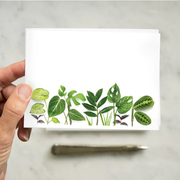 Houseplants Flat Note Set