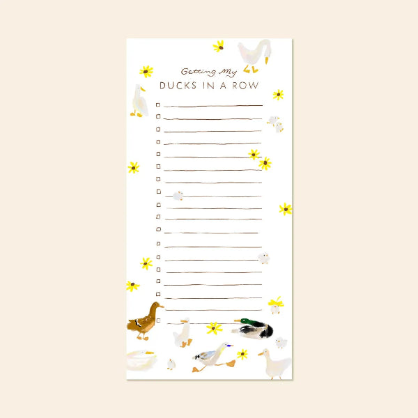 Ducks in a Row Listpad