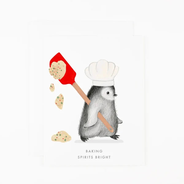 Baking Spirits Bright Holiday Card