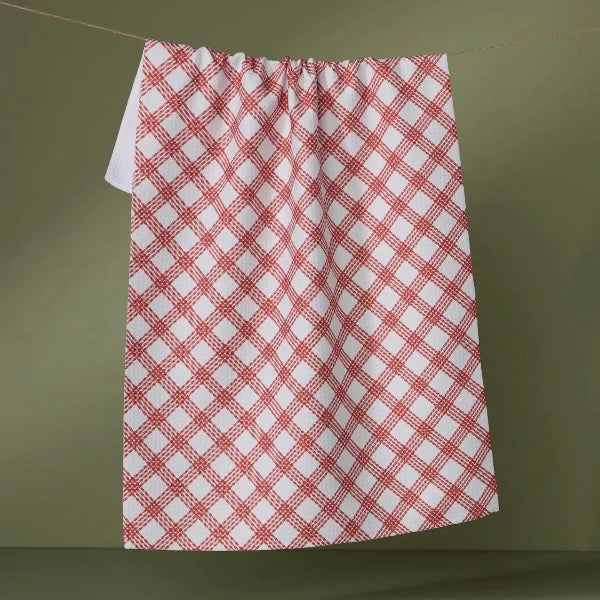 Crimson Wrap Tea Towel