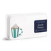 Pack of E. Frances Little Notes with a design of a striped mug with hot chocolate and whipped cream.