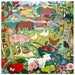Colorful mosaic of farm animals and scenery
