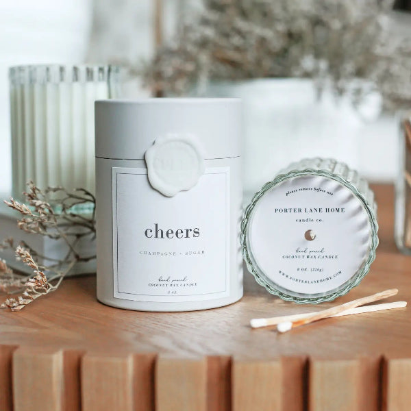 Cheers Fluted Candle
