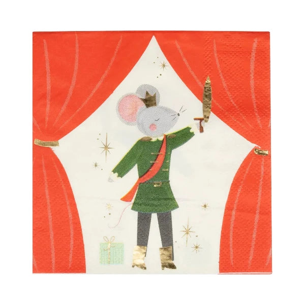 Nutcracker Napkins Set