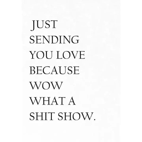 Just Sending Love Greeting Card