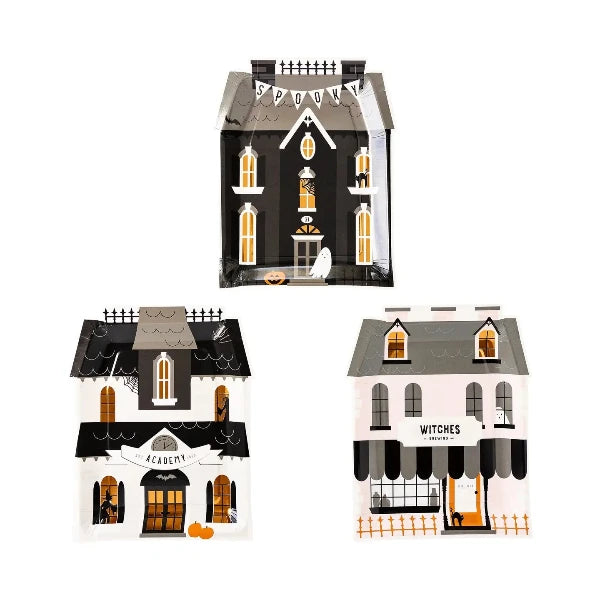 Haunted House Shaped Plates