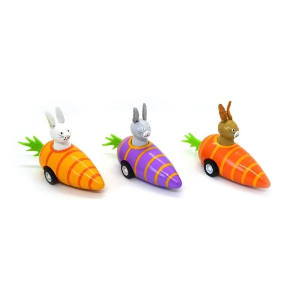 Carrot Bunnies- Pull Back Racers