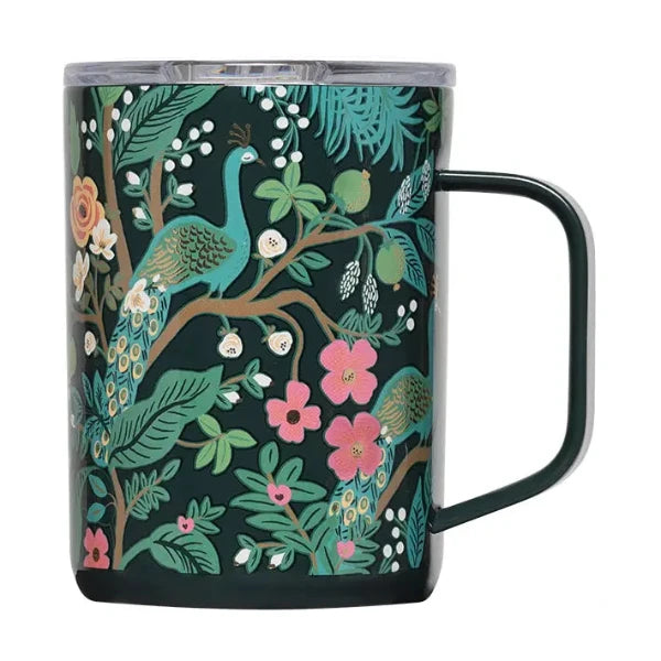 Rifle Paper Mug in Peacock Blue