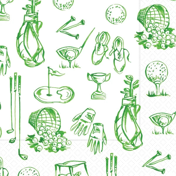 Golf Gear Cocktail Napkins