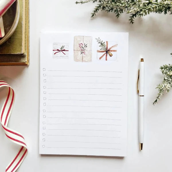 Christmas Checklist Notepad: Gifts