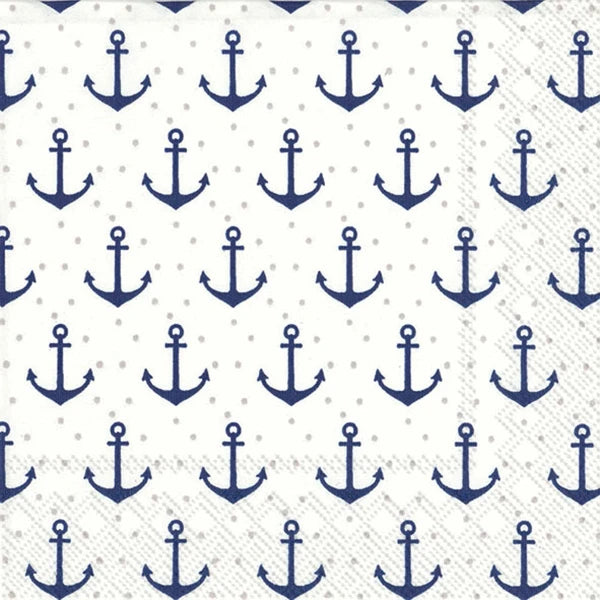 Anchor Dots Cocktail Napkins