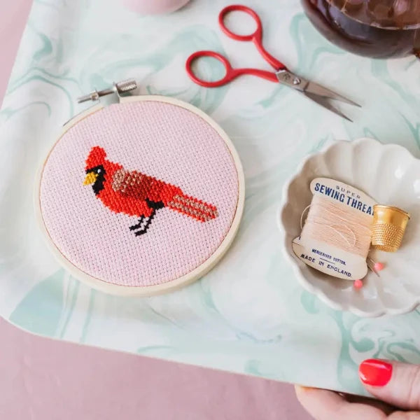 Cardinal Cross Stitch Kit