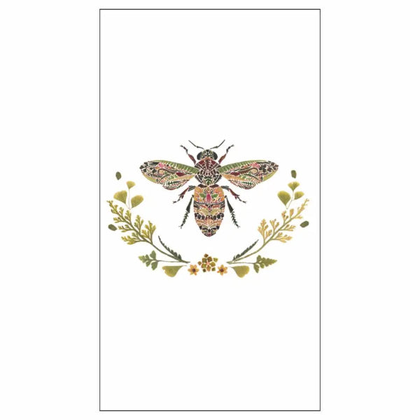 Green Bee Guest Napkins