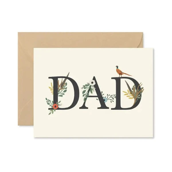 Dad Floral Father's Day Card
