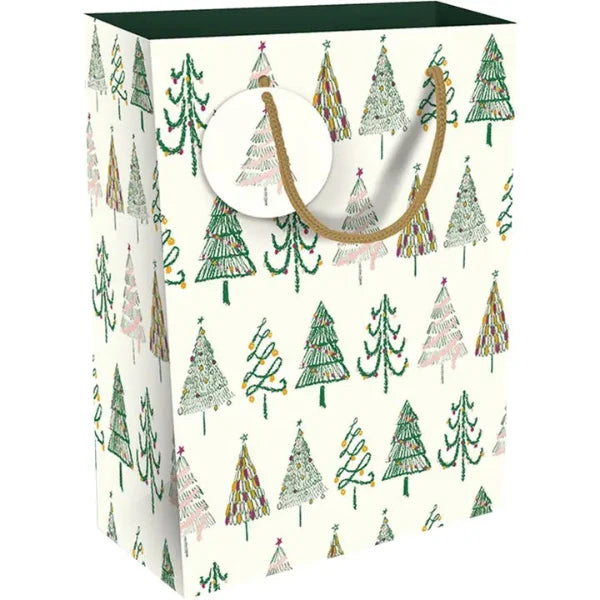 Festive Trees Large Gift Bag