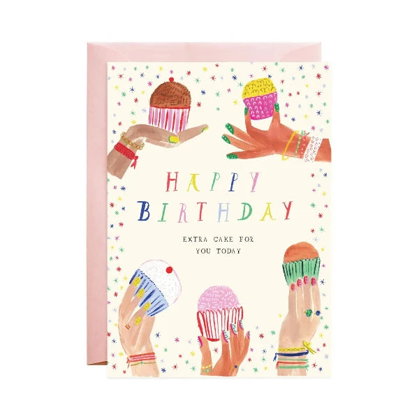 Confetti Cupcakes Birthday Card