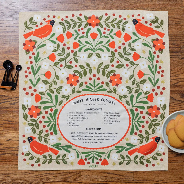 Ginger Cookies Tea Towel