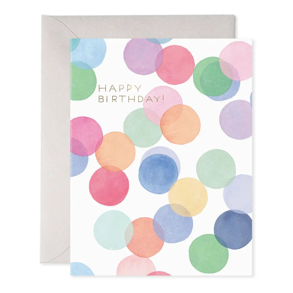 Falling Confetti Card
