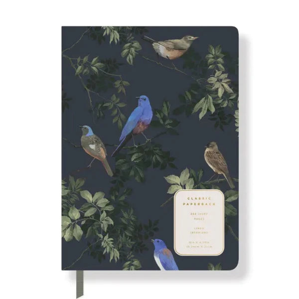 Midnight Bird Small Paperback Journal