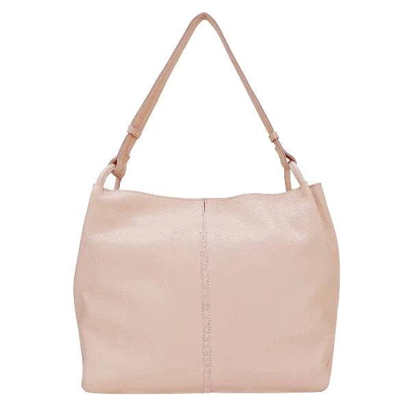 Lyons Leather Tote/Shoulder Bag in Rosa