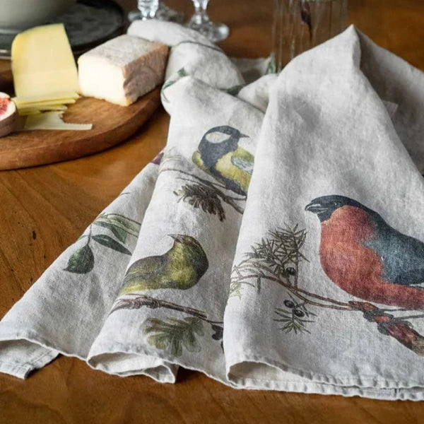 Small Birds Set/2 Dishtowels