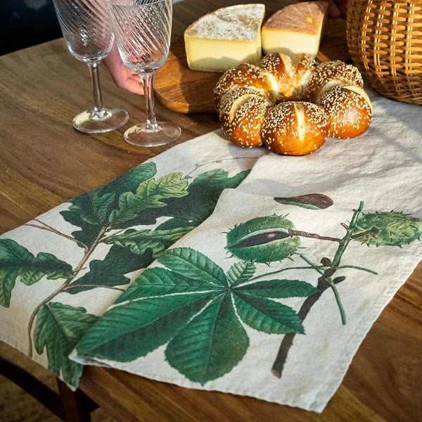 Oak & Horse Chestnut Set/2 Dishtowels