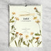 2026 Wall Calendar: Pressed Flowers