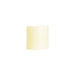 Unscented Pillar Candle in Shell White