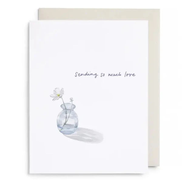 Bud Vase Love Card