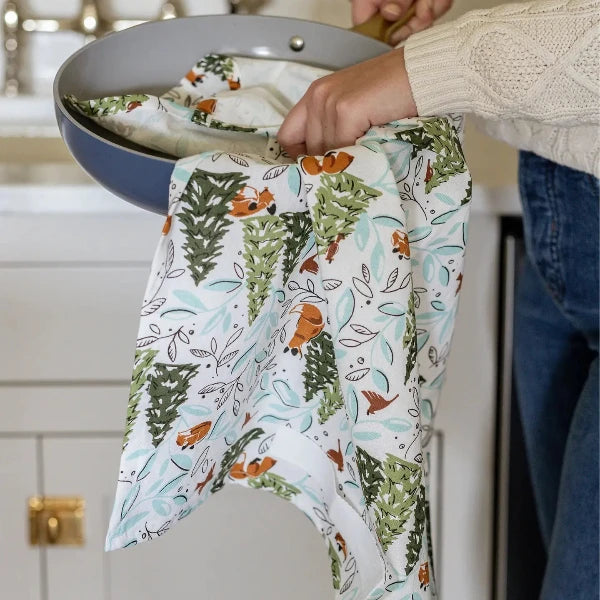 Winter Fox Kitchen Towel