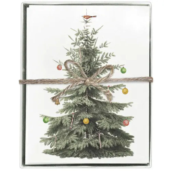 Ornament Tree Box/8 Cards