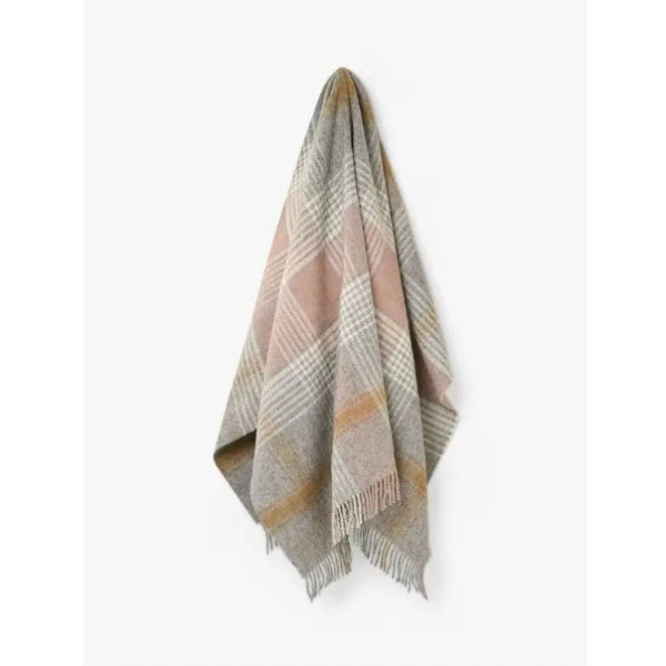 Classic Check Silver/Pink Throw