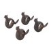 Pheasant Napkin Rings Set/4