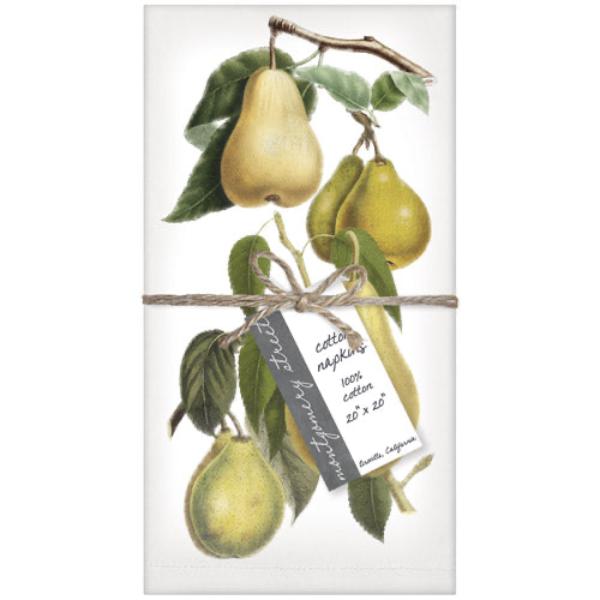 Pear Branch Napkins Set/4